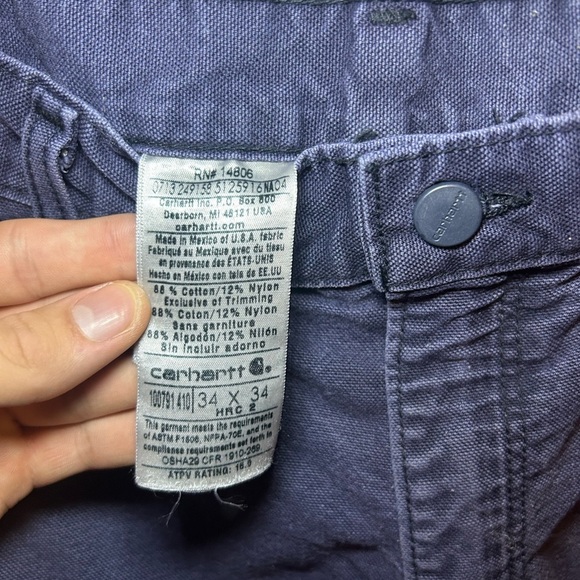 Vintage Carhartt Flame Resistant distressed baggy jeans - Picture 3 of 12